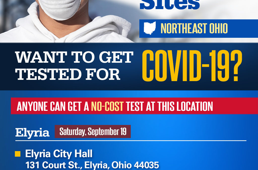 Free COVID-19 Community Testing Event: Lorain County Health & Dentistry and Ohio National Guard Provide Coronavirus (COVID-19) Testing in Elyria City Hall Parking Lot